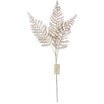 Ветка декоративная «Сверкающий папоротник» 86 см, Шампань