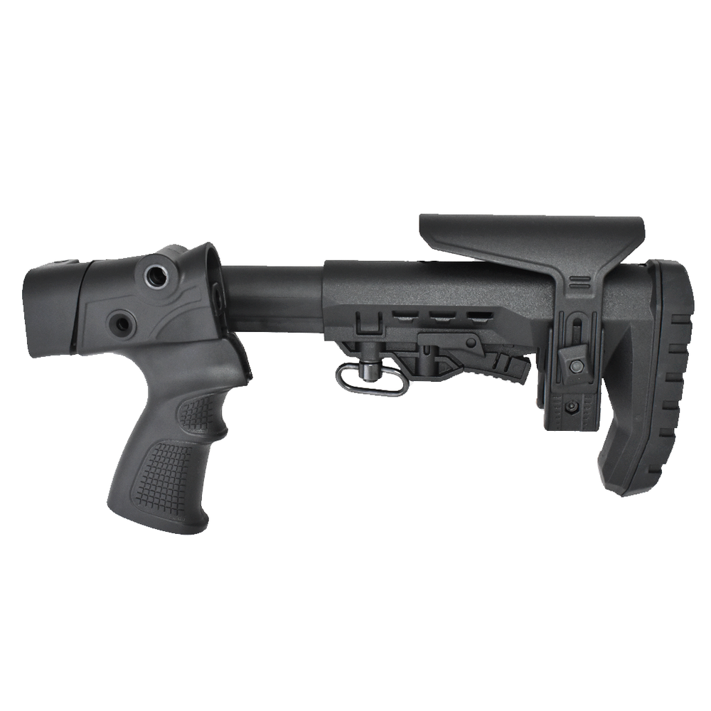 Комплект: Телескопический складной приклад на МР-135, -155, -156, Atom, K.Arma