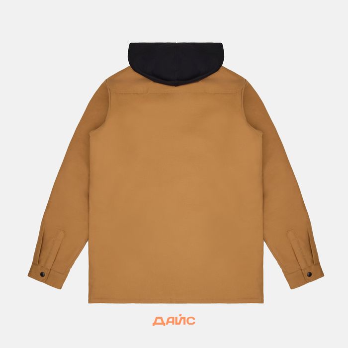 Куртка мужская Dickies Skateboarding Duck Shirt Jacket  артикул:TJSK5-brown - купить в магазине Дайс