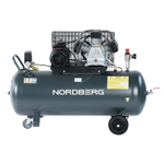 NORDBERG (NCP200/580) Компрессор поршневой с ременной передачей 380В, ресивер 200л, 580л/мин