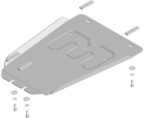 Защита алюминиевая 4 мм КПП для JAC T8 Motodor.348303