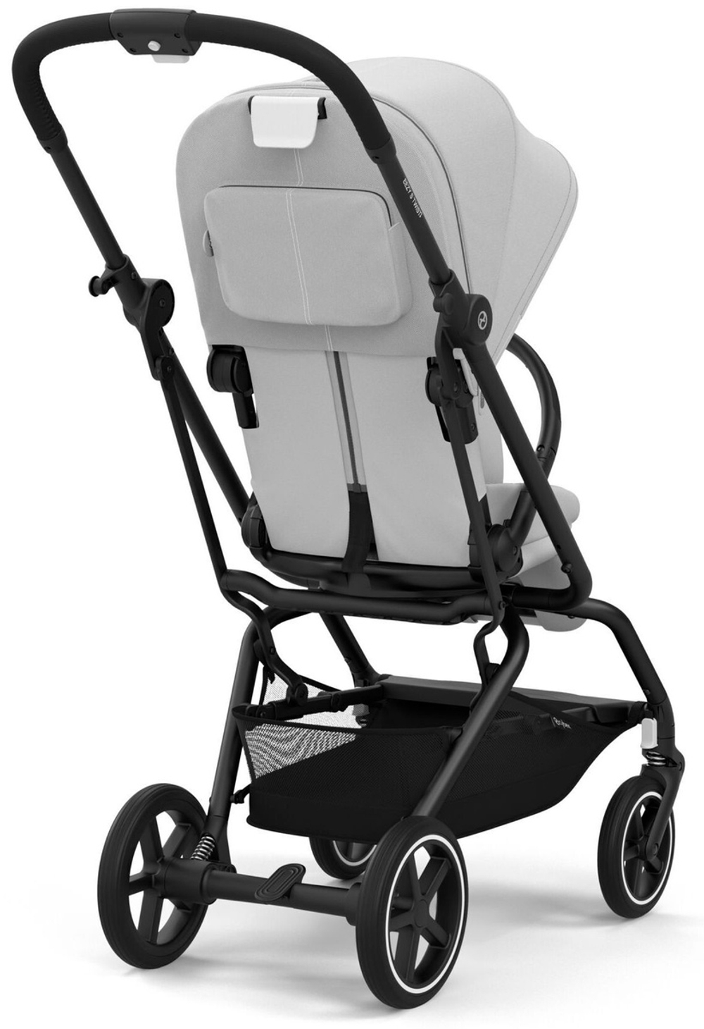 Прогулочная коляска Cybex Eezy S Twist Plus 2 BLK Fog Grey с дождевиком