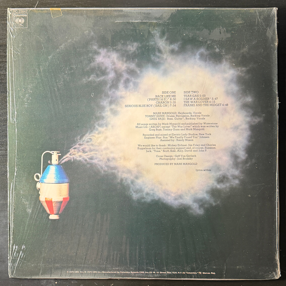 American Tears ‎– Tear Gas (США 1975г.)