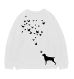 Свитшот "Кане Корсо и бабочки"