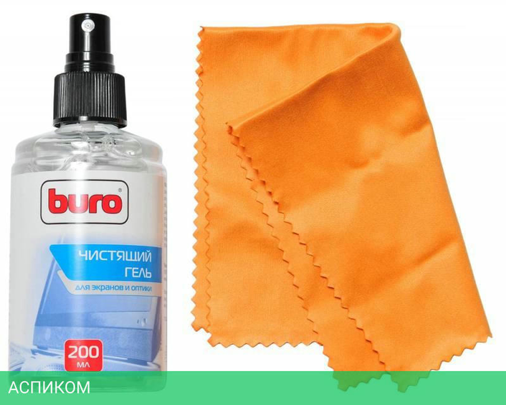 Чистящий набор для ухода за электроникой Buro BU-Gel Screen