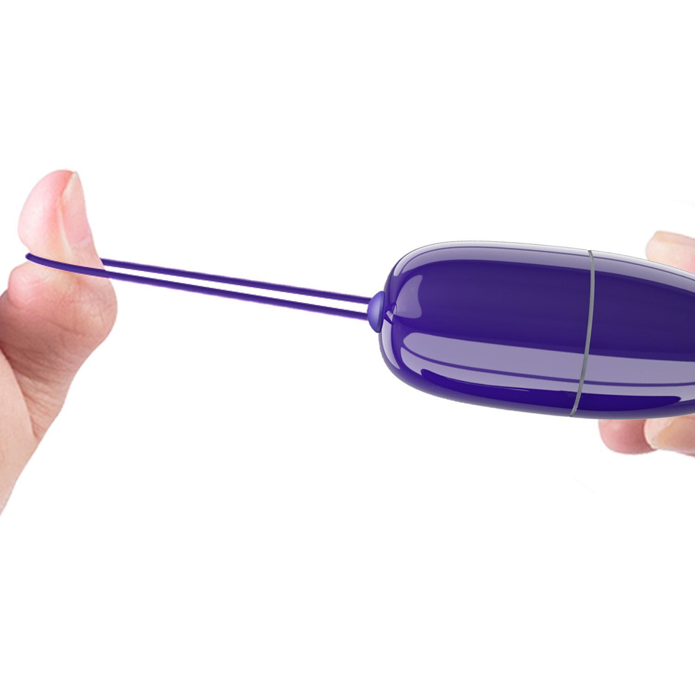 Фиолетовое виброяйцо Selkie-Youth с пультом ДУ (Цвет: синий)