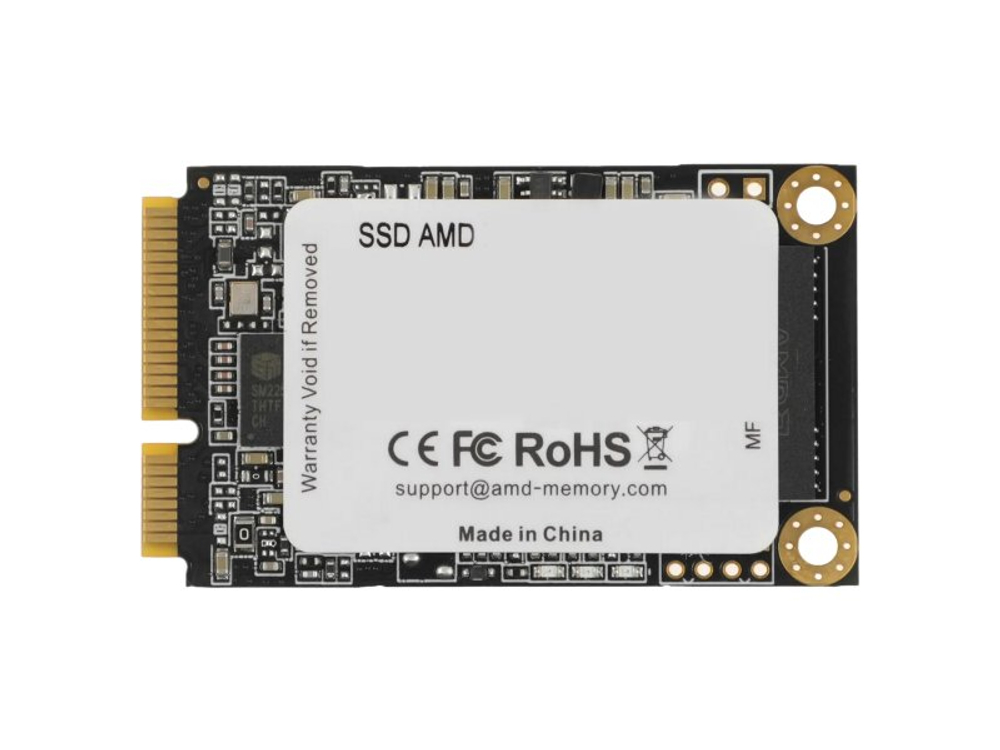 SSD накопитель AMD Radeon 1ТБ, mSATA, SATA, [R3MS1024G5]