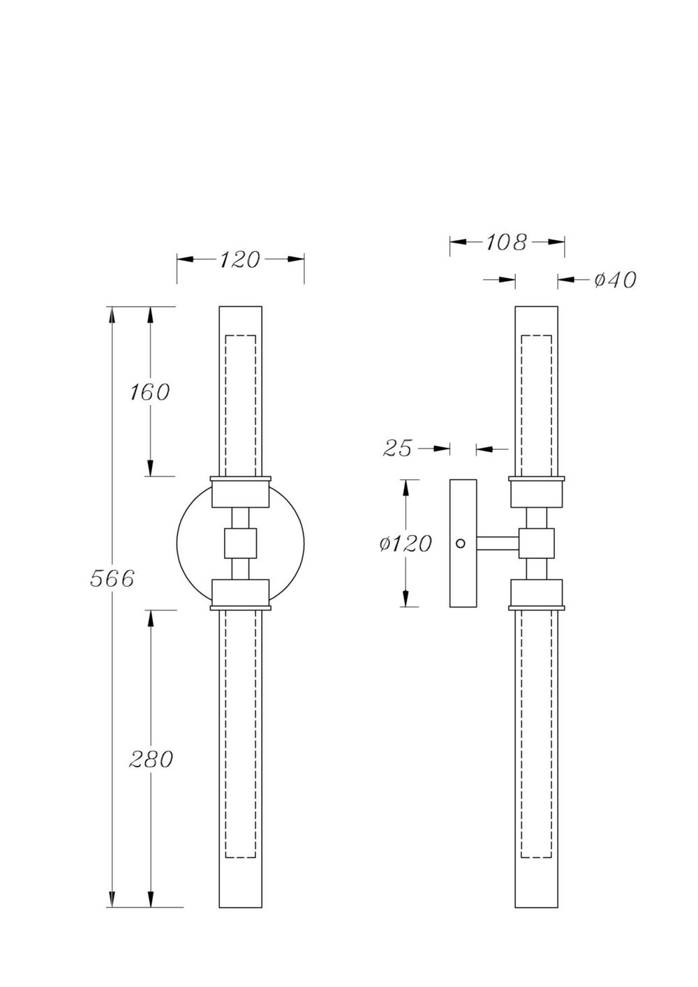 Бра Maytoni Stelo MOD116WL-L7B3K