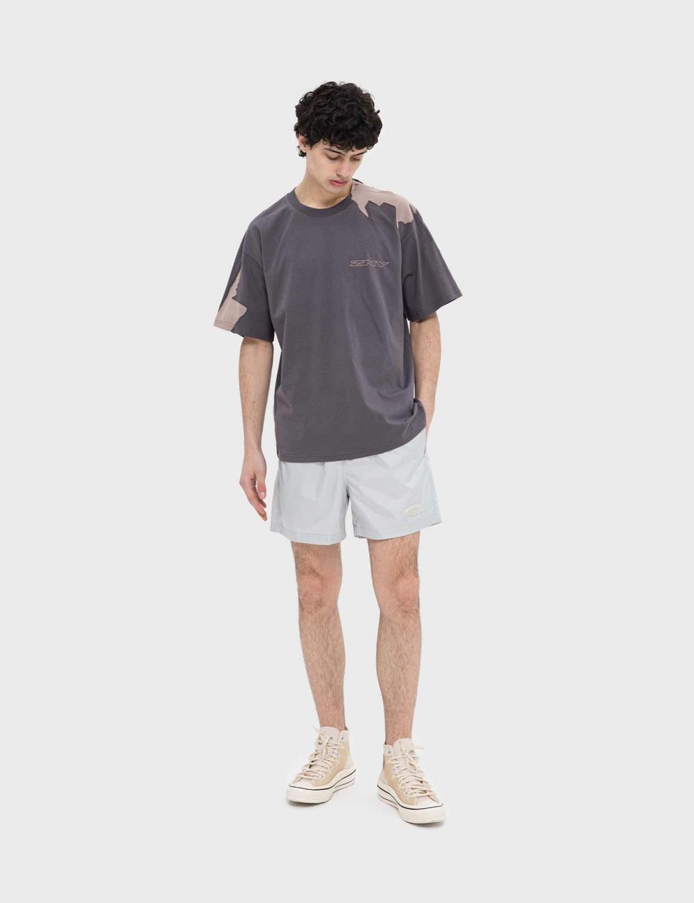 Купить Шорты ZNY LOGO SS22 Серые Шорты ZNY LOGO SS22 Серые