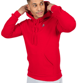 Мужская теннисная кофта Le Coq Sportif ESS Hoody No.1 M - красный