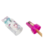 Точилка пластиковая MESHU "Neko", 1 отверстие, ассорти