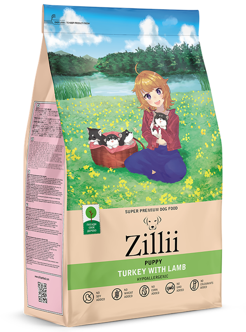 Zillii корм сухой для щенков