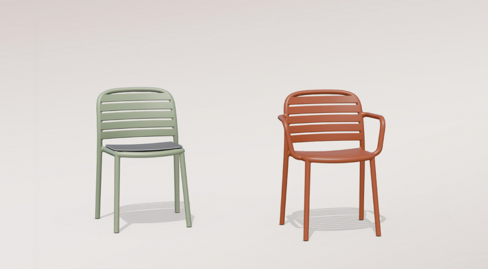 Стул пластиковый Papatya Tarabya-S, светло-зеленый