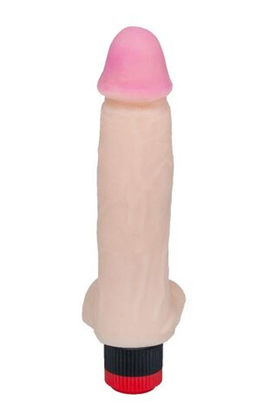 Вибратор-реалистик из неоскин - 22,7 см. (Цвет: телесный)
