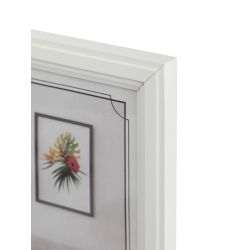 Фоторамка Image Art С22 МДФ универсальная 15х21 цвет белый вставка прозрачный пластик | Image Art