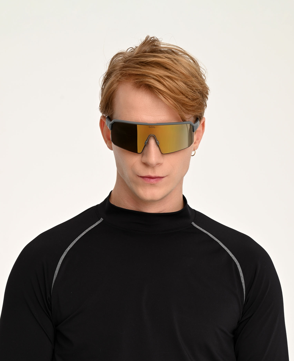 Спортивные очки GOG Nanna / Matt Grey/Black / Reflex Copper