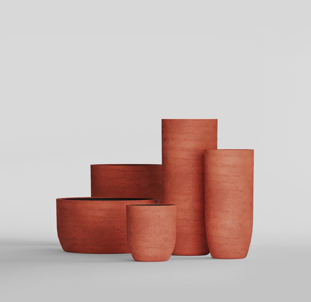 Кашпо, коллекция Color, форма YAR