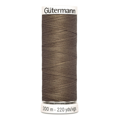 01 Нить Sew-All 100/200 м для всех материалов, 100% полиэстер Gutermann 748277 (439 палево-коричневый)