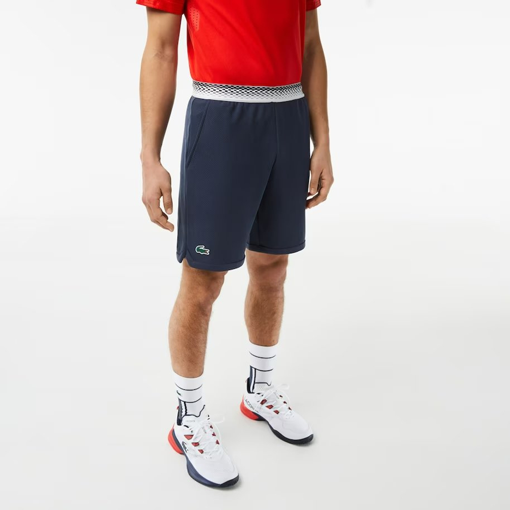 ОДЕЖДА ДЛЯ ТЕННИСА Мужская, Шорты LACOSTE TENNIS X DANIIL MEDVEDEV MESH SHORTS .