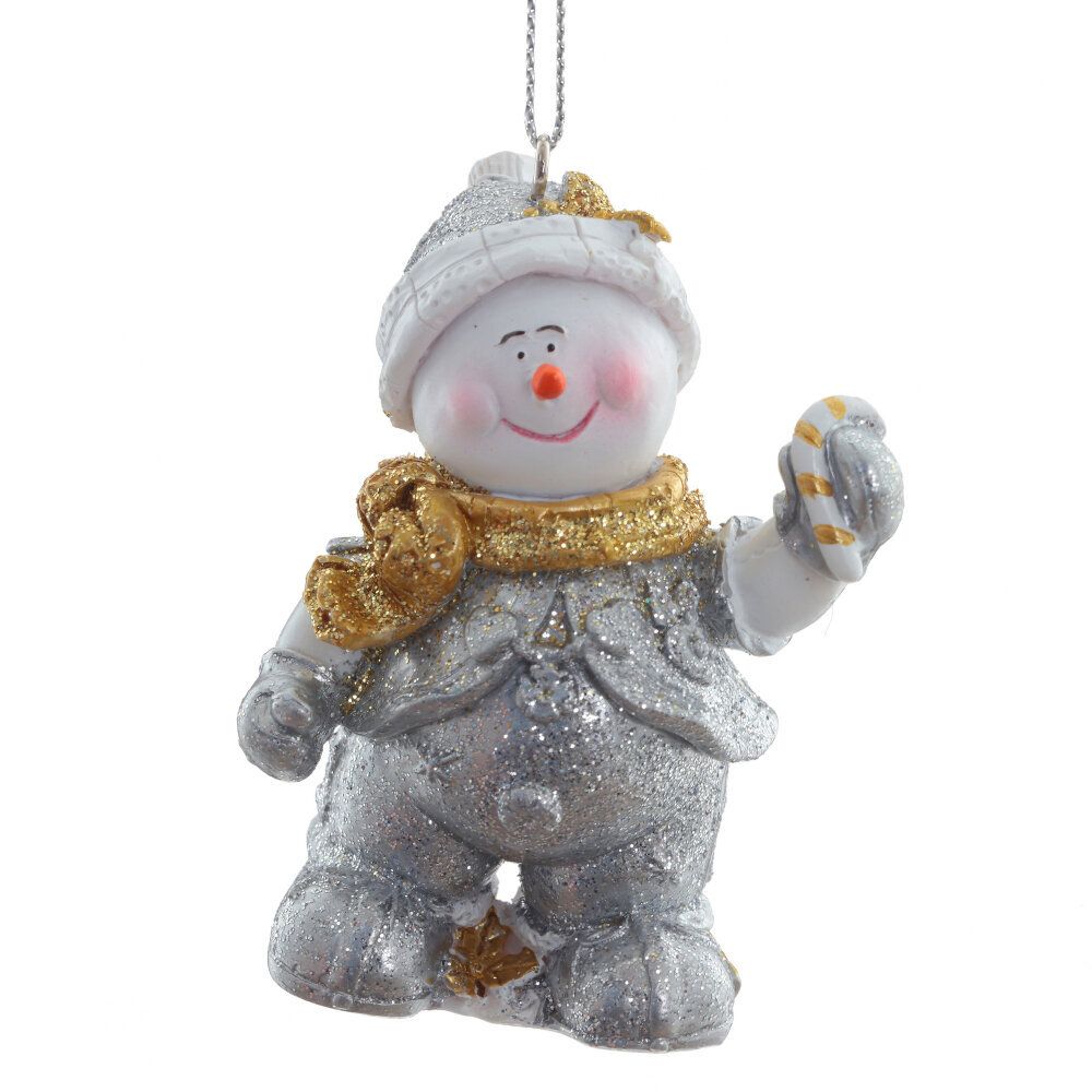 GAEM Украшение новогоднее "Снеговик, L5 W4 H7 см, 4в.