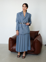 Юбка "Просто находка" на запах в сером