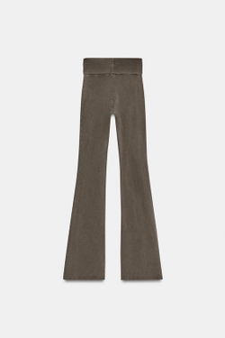 ZARA БРЮКИ FLARE BRATZ®, ТЕМНО-КОРИЧНЕВЫЙ