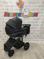 Коляска модульная 3в1 Farfello Molly Trio черный