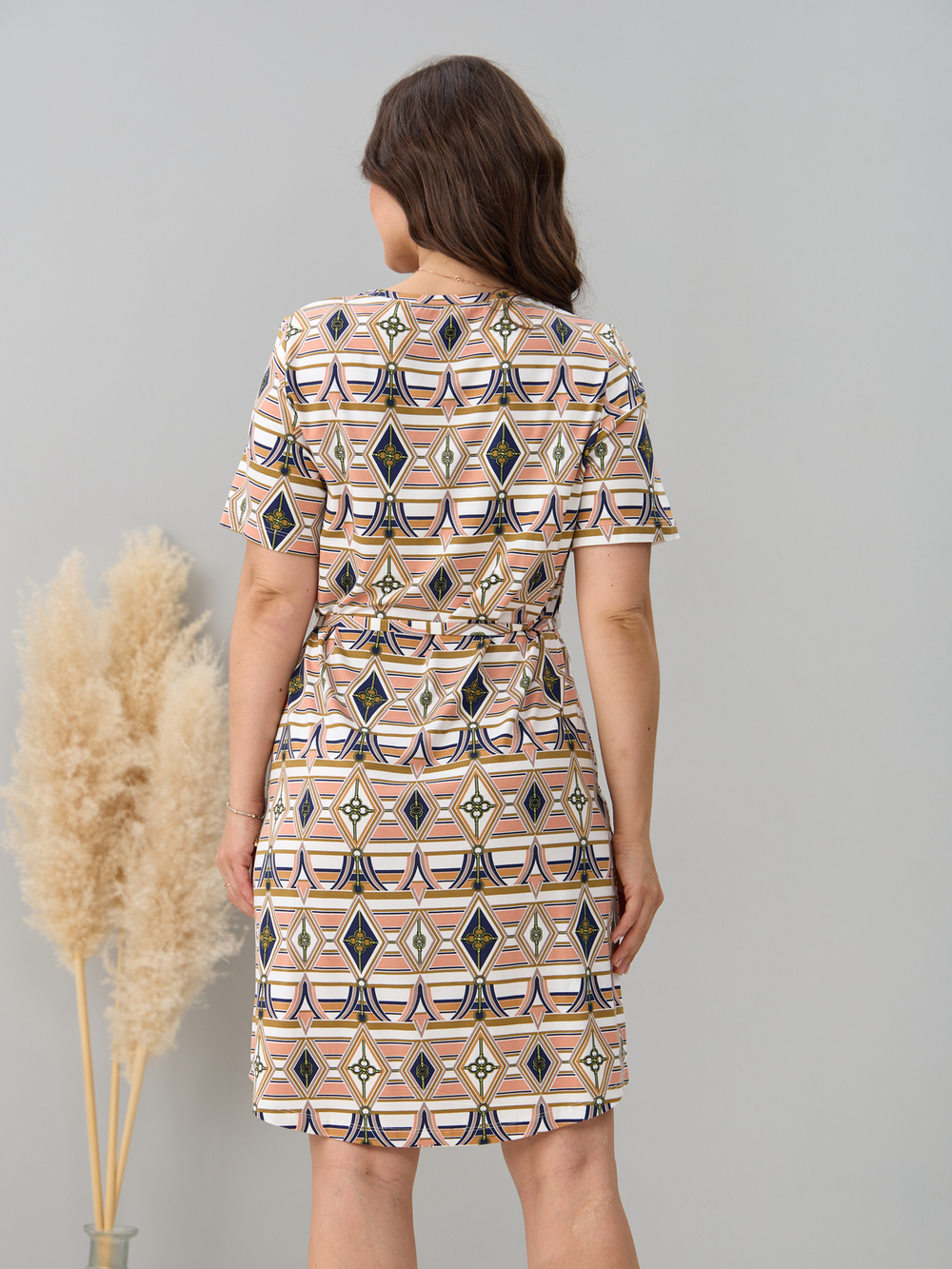 Платье Пв-137/ромб-цепи