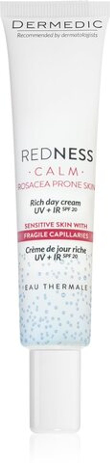 Dermedic Redness Calm - крем от покраснений и расширенных капилляров SPF 20 /   40  ml  / GTIN 5901643176525