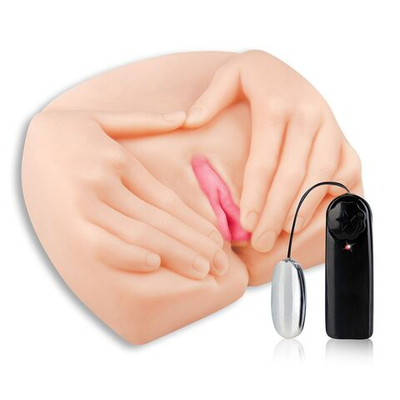 Вагина и анус Саши Грэй с вибрацией (Цвет: телесный)