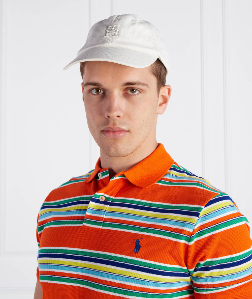 кепка th flag soft cap Tommy Hilfiger - кремовый(AM0AM10860)