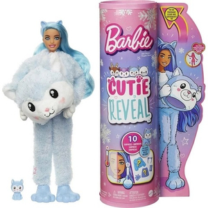 Кукла Barbie Cutie Reveal Winter Sparkle Хаски (2022)