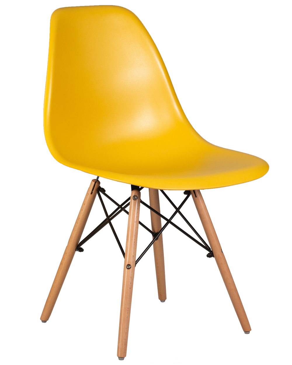 Набор 2 шт Стул обеденный DOBRIN DSW, ножки светлый бук, цвет горчичный (Y-03)