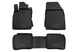 Коврики в салон для NISSAN Note (I, Ir), 2005-2013, 4 шт. (Повышенная устойчивость, повышенная износостойкость) FORMAT.CARNIS00011