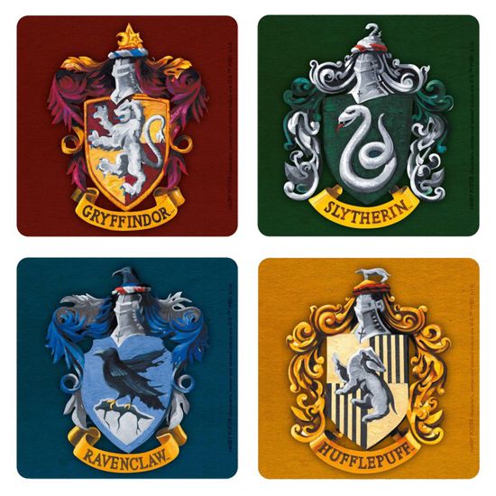 Подставки под напитки Harry Potter Houses Set 4 Coasters ABYCOS001