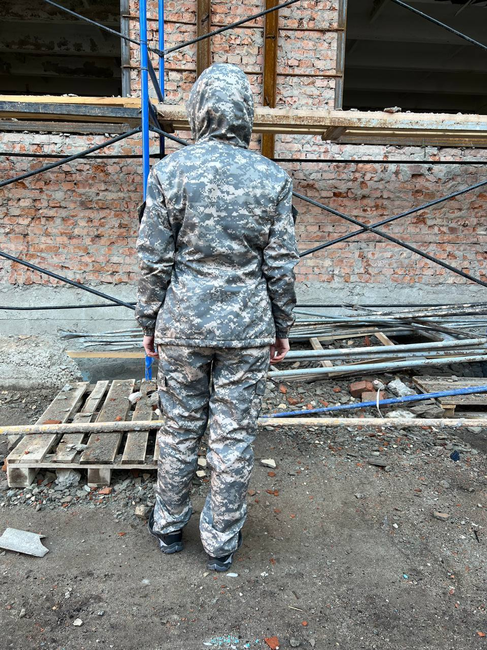 Женская горка Валькирия флис / осень-зима / серая цифра