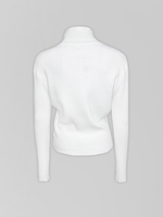 Свитер Xiyue 8622 однотонный с высоким горлом на молнии