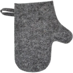 Рукавица для сауны серая «Hot Pot», войлок /20