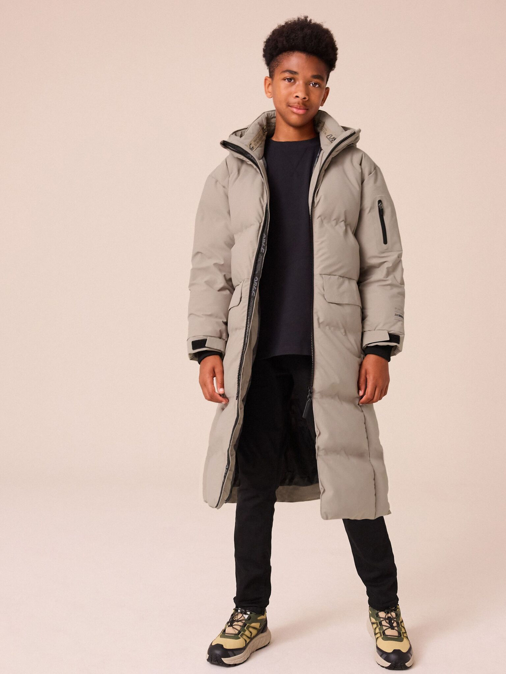 Пуховик непромокаемый для мальчика Next 414-149, Бежевый