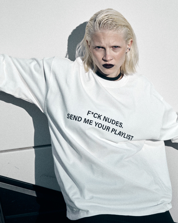 Лонгслив Playlist, молочный