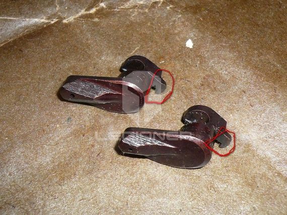 красный предохранитель на ПМ (мр-654)