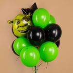 Шар (21''/53 см) Фигура, Зеленый Огр, 1 шт.