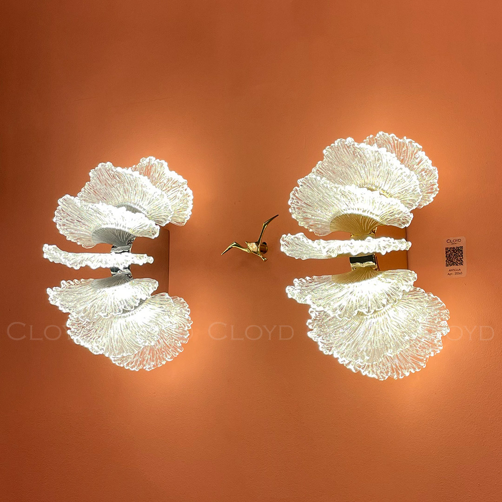 Бра Cloyd ANTIGUA W1 / выс. 17 см - хром (арт.20391)