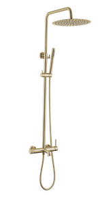 Boheme Стойка для душа со смесителем UNO Matt Gold