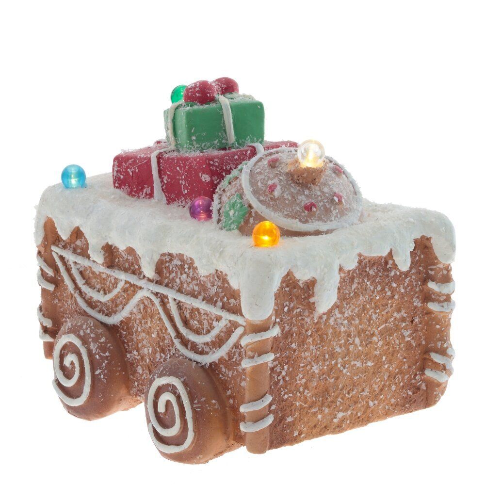 GAEM Фигурка декоративная с подсветкой "Вагончик"(3хААА,н/п), L22 W16 H19 см