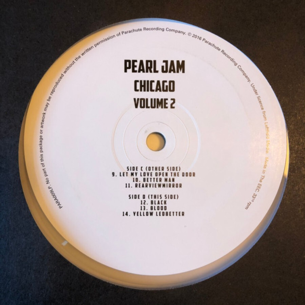 Pearl Jam / Chicago 1995 Volume 2 (Clear Vinyl)(2LP)