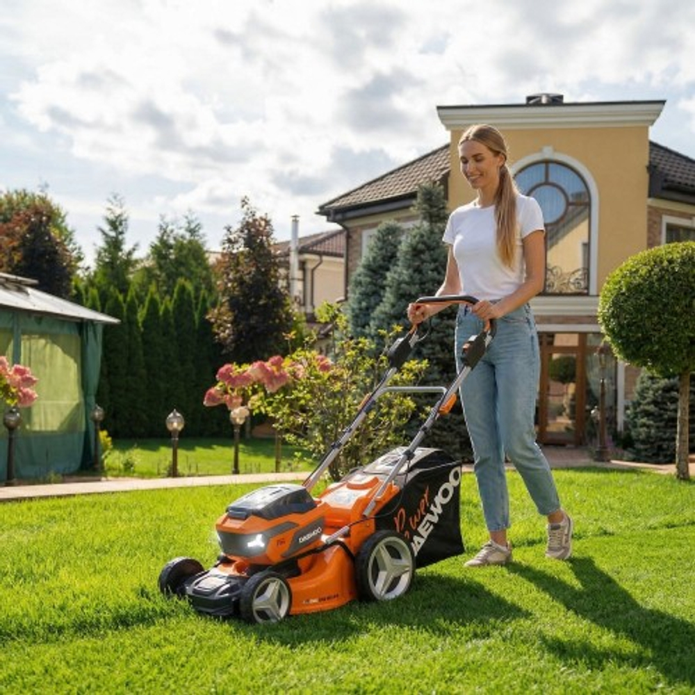 Газонокосилка аккумуляторная DAEWOO DLM 5042Li без АКБ и ЗУ