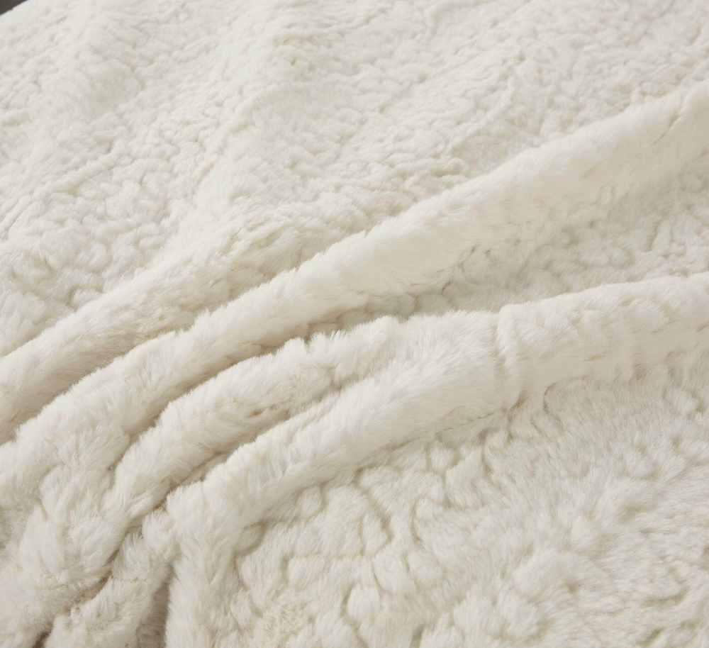 Плед 210х230 Sofi De MarkO Теодор белый