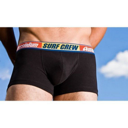 Мужские трусы хипсы черные Aussiebum Surf Crew AB00011