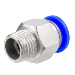 Фитинг для пластиковых трубок 10мм с наружной резьбой 1/4'' RockForce##Rock FORCE RF-SPC10-02